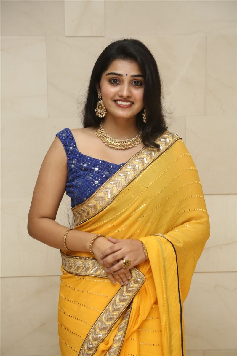 Telugu Actress Athira Raj at Krishnamma Movie Pre Release Event